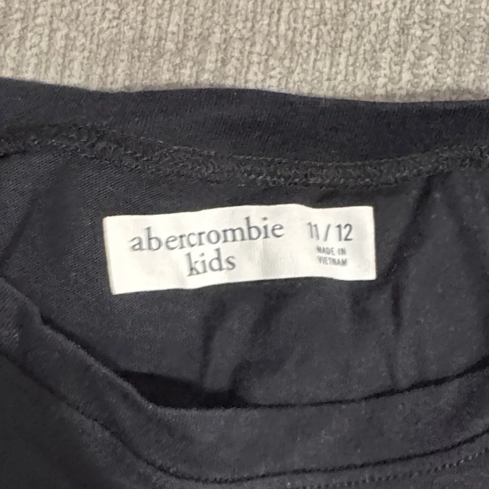 Abercrombie & Fitch Kids Tees - Black, Gray, White  Bundle Size 11/12